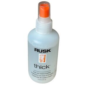 Rusk Thick Body and Texture Amplifier for Unisex - 6 oz Hair Spray